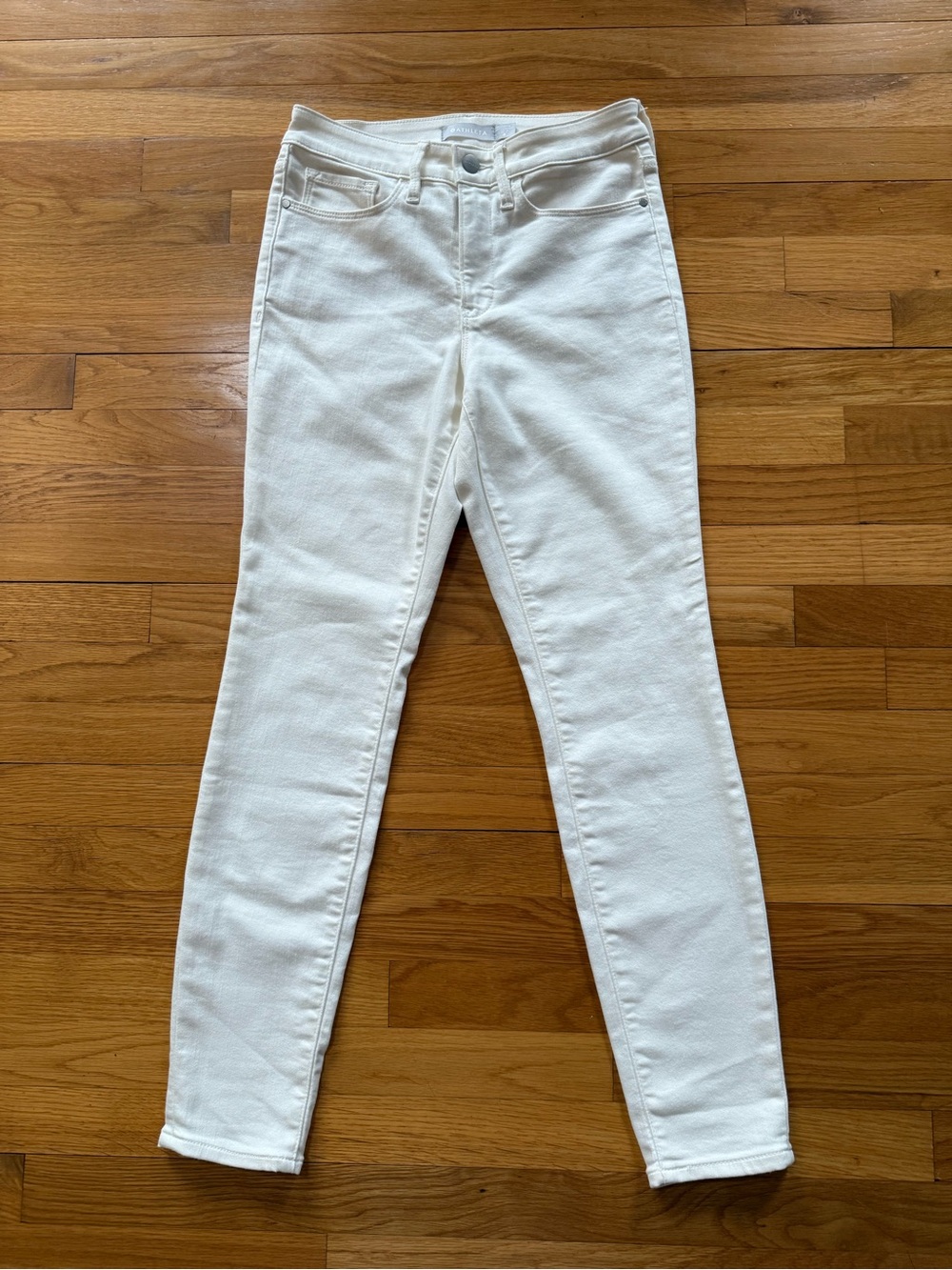 Athleta White High-Rise Skinny Jeans